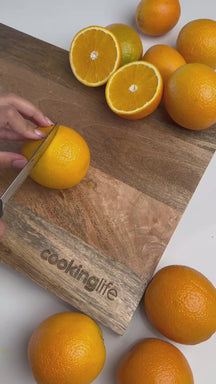 Cookinglife Citruspers - Gietijzer - Hevelmodel - Oranje
