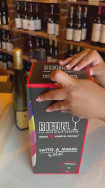 Riedel Witte Wijnglas Fatto A Mano Performance - Riesling - Zwarte Steel - 623 ml