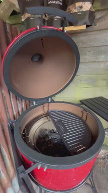 Cookinglife Grill Halve Maan Grillplaat / Plancha Gietijzer - 2-zijdig - Geschikt voor 46 cm Kamado's