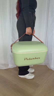 Polarbox Koelbox met Schouderband - Olive Green-Gold - 20 Liter