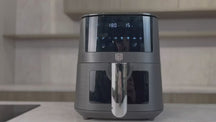 BerlingerHaus Airfryer XL Mat Antraciet - met Kijkvenster - 5 Liter - 1400W