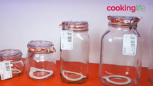 Bormioli Rocco Weckpot Quattro Stagioni - ø 8.6 cm / 1 liter - 3 stuks