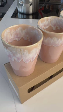 Costa Nova Bekers Grespresso Soft Pink 375 ml - 3 stuks