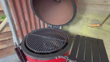 Keij Kamado Rooster Large - Geëmailleerd Gietijzer - ø 46.5 cm - voor 21 inch Kamado's - Universeel