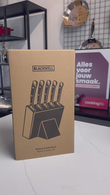 Blackwell Messenblok - Deluxe - Koksmes, Broodmes, Vleesmes, Officemes & Schilmes 6-delig