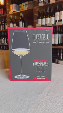 Riedel Witte Wijnglazen Grape@Riedel - Witte Wijn / Rosé / Champagne / Spritz - 550 ml - 2 Stuks