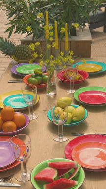 Studio Tavola Diepe Borden / Pastaborden Sunny Summer ø 21 cm - 6 stuks