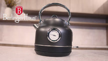 BerlingerHaus Waterkoker Mat Antraciet - met Thermometer - 1.7 Liter - 2200W
