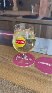 Lipton Ice Tea Bol Glazen - Transparant - 250 ml - 6 stuks