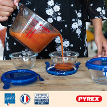 Pyrex Glazen Maatbeker Set Iconics' 3-Delig - 250 ml, 500 ml & 1 Liter
