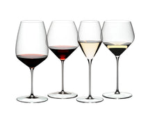 Riedel Wijnglazeset Veloce -  Cabernet / Merlot, Pinot Noir / Nebbiolo, Sauvignon Blanc & Chardonnay  - 4 stuks