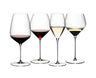 Riedel Wijnglazeset Veloce -  Cabernet / Merlot, Pinot Noir / Nebbiolo, Sauvignon Blanc & Chardonnay  - 4 stuks