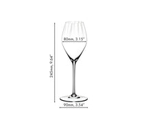 Riedel Wijnglazenset - Champagneglazen - Flutes - Performance - 375 ml - 4 Stuks
