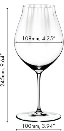 Riedel Wijnglazenset - Rode Wijnglazen - Performance - Pinot noir - 830 ml - 4 Stuks