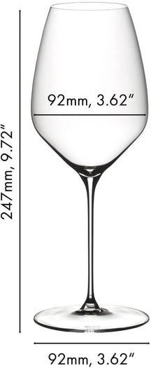 Riedel Wijnglazenset - Witte Wijnglazen -  Veloce -  Riesling - 570 ml - 4 Stuks