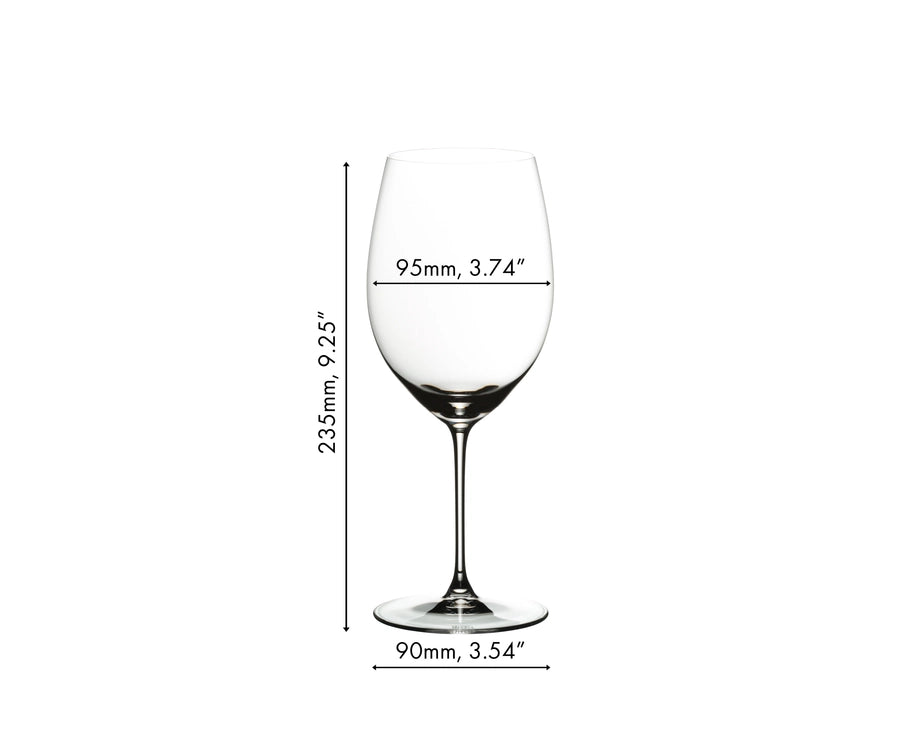 Riedel Wijnglazenset - Rode Wijnglazen - Veritas - Cabernet / Merlot - 709 ml - 4 Stuks
