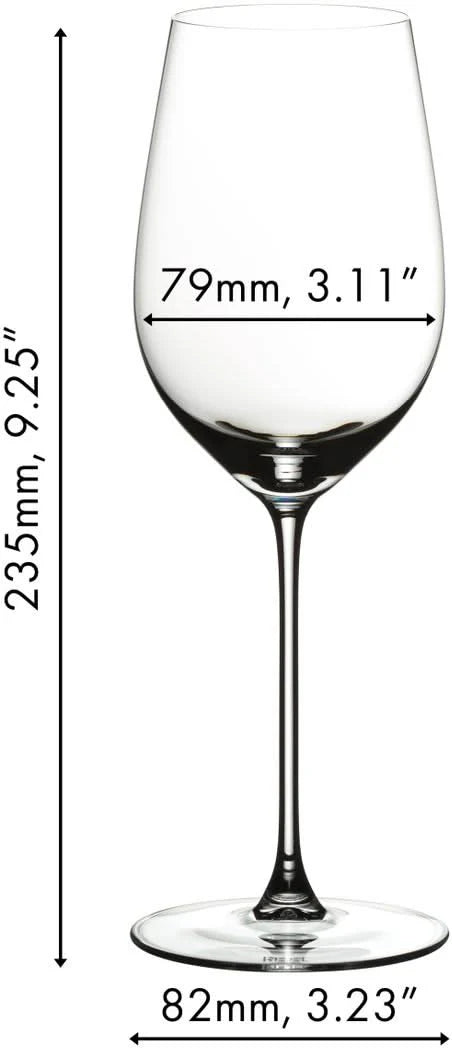 Riedel Wijnglazenset - Witte Wijnglazen - Veritas - Rieseling / Zinfandel + Wine Friendly Decanter