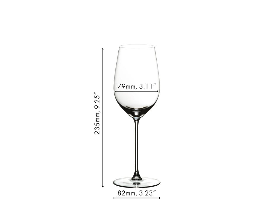 Riedel Wijnglazenset - Witte Wijnglazen -  Veritas - Riesling - 400 ml - 4 Stuks
