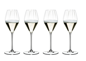 Riedel Wijnglazenset - Champagneglazen - Flutes - Performance - 375 ml - 4 Stuks