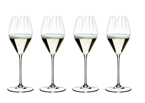 Riedel Wijnglazenset - Champagneglazen - Flutes - Performance - 375 ml - 4 Stuks