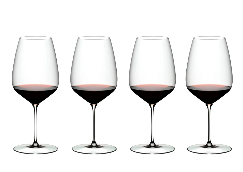 Riedel Wijnglazenset - Rode Wijnglazen - Veloce - Cabernet Sauvignon / Merlot - 829 ml -  4 Stuks