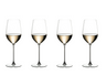 Riedel Wijnglazenset - Witte Wijnglazen -  Veritas - Riesling - 400 ml - 4 Stuks