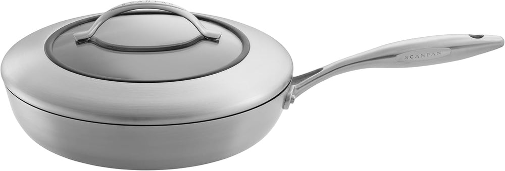 SCANPAN Hapjespan / Sauteerpan met deksel CTX ø 28cm / 2.5 liter - geschikt voor alle warmtebronnen - standaard anti-aanbaklaag