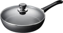 SCANPAN Hapjespan / Sauteerpan met deksel Classic Induction ø 28cm / 3 liter - geschikt voor alle warmtebronnen - standaard anti-aanbaklaag