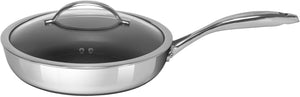 SCANPAN Hapjespan / Sauteerpan met deksel HaptIQ ø 28cm / 2.5 liter - geschikt voor alle warmtebronnen - standaard anti-aanbaklaag