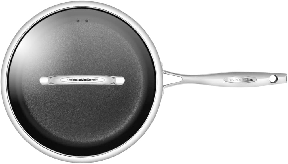 SCANPAN Hapjespan / Sauteerpan met deksel HaptIQ ø 28cm / 2.5 liter - geschikt voor alle warmtebronnen - standaard anti-aanbaklaag