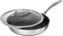 SCANPAN Hapjespan / Sauteerpan met deksel HaptIQ ø 28cm / 2.5 liter - geschikt voor alle warmtebronnen - standaard anti-aanbaklaag