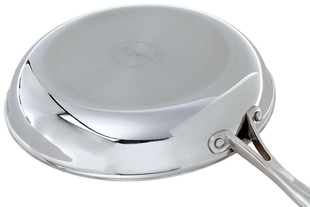 SCANPAN Koekenpannenset Fusion 5 RVS 2-delig - ø 24 & 28 cm - onderaanzicht