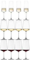 Schott Zwiesel Wijnglazenset MioVino 12-delige - Rode wijnglazen, Witte wijnglazen en Champagneglazen