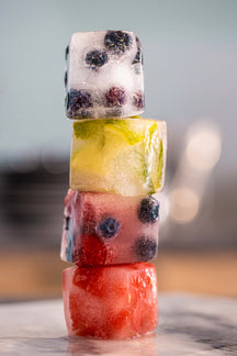 Sangriaset - Karaf 1.6 L met 6 Glazen 700 ml, Cocktaillepel & IJsblokjesvorm