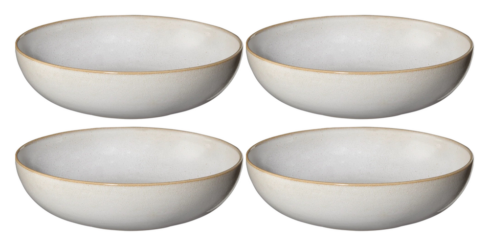 ASA Selection Diepe Borden / Pastaborden Saisons Sand ø 21 cm - 4 Stuks set image