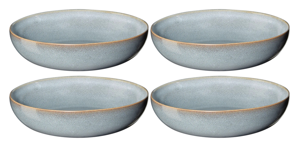 ASA Selection Diepe Borden / Pastaborden Saisons Denim ø 21 cm - 4 Stuks set image