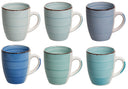 Cookinglife Mokken Delice Blauw 350 ml - 6 stuks