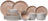Cosy & Trendy Serviesset Baltic Peach 18-delig / 6 personen - 6 dinerborden, 6 ontbijtborden en 6 kommen
