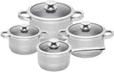 Sola Pannenset Furore 4-Delig RVS Kookpan ø 16, 18, 20 cm & Steelpan ø 16 cm - geschikt voor alle warmtebronnen