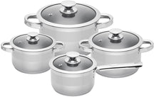Sola Pannenset Furore 4-Delig RVS Kookpan ø 16, 18, 20 cm & Steelpan ø 16 cm - geschikt voor alle warmtebronnen