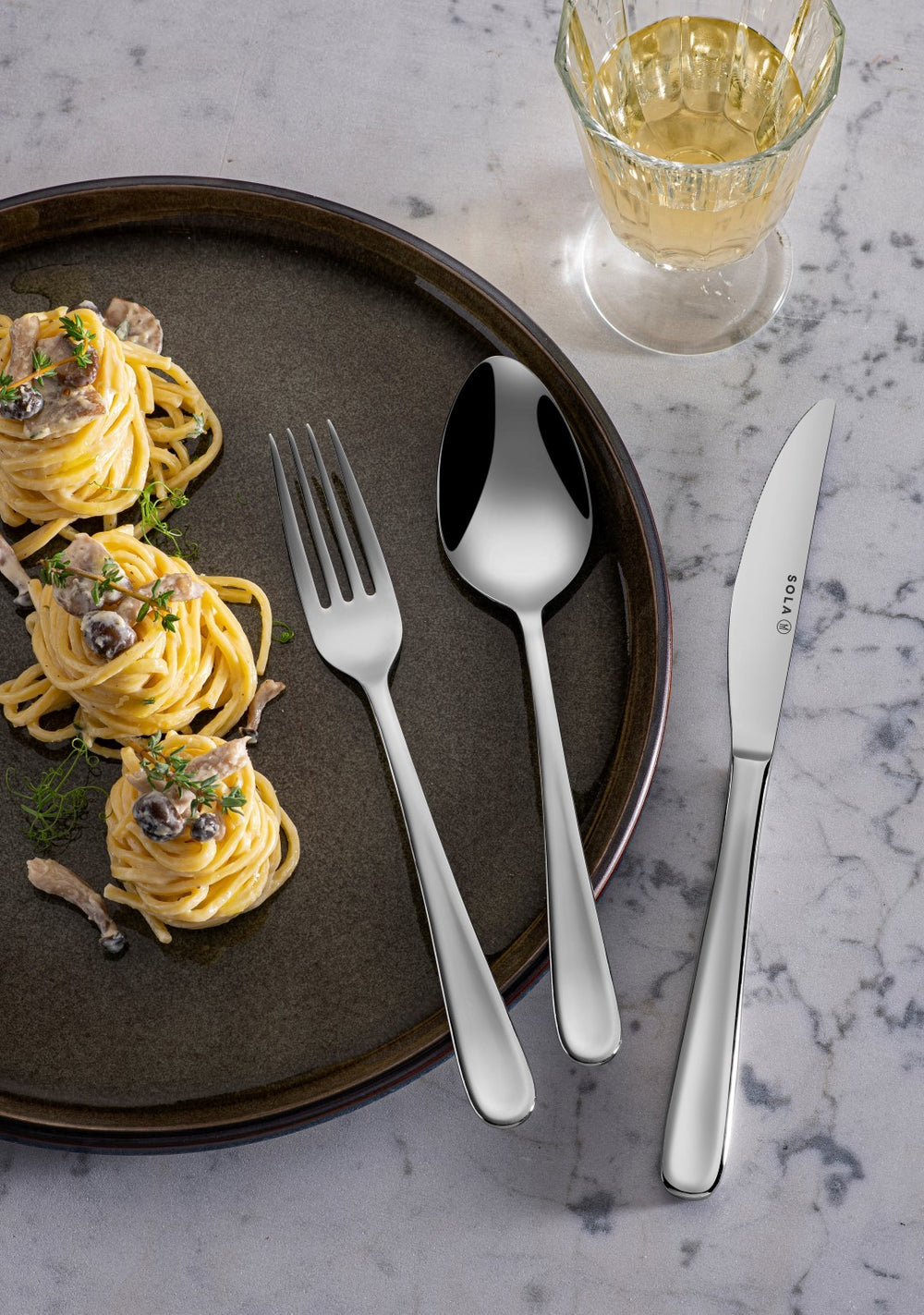 Sola Bestekset Florence - 18/10 RVS - 90 delig / 9 personen