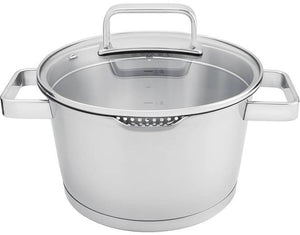 Sola Soeppan Diamond RVS Downdraft en Inductie geschikt ø 24 cm / 5.5 liter - geschikt voor alle warmtebronnen