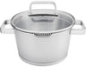 Sola Soeppan Diamond RVS Downdraft en Inductie geschikt ø 24 cm / 5.5 liter - geschikt voor alle warmtebronnen