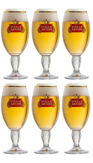Stella Artois Bierglazen - Chalice - 330 ml - 6 stuks