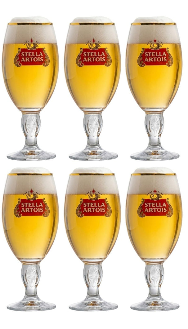 Stella Artois Bierglazen - Chalice - 330 ml - 6 stuks