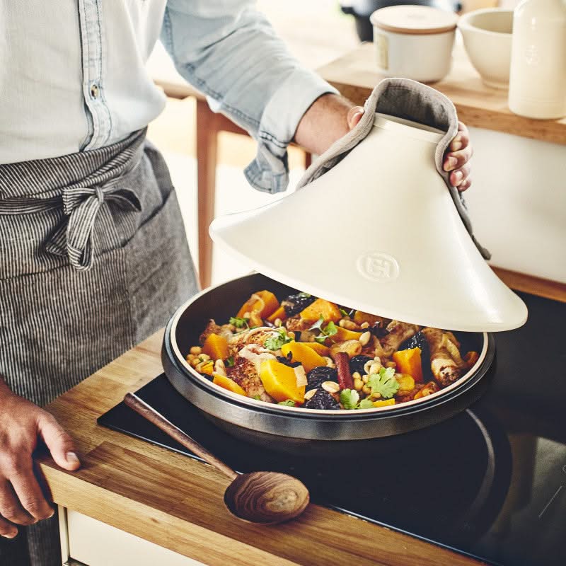 Emile Henry Tajine Delight - Inductie geschikt - Zwart - ø 33.5 cm / 4 Liter