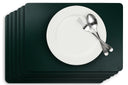 Cosy & Trendy Placemats Leather Look Pine Grove - Afwasbaar - 43 x 30 cm - 6 Stuks