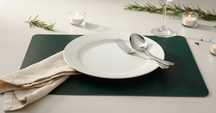 Cosy & Trendy Placemats Leather Look Pine Grove - Afwasbaar - 43 x 30 cm - 6 Stuks