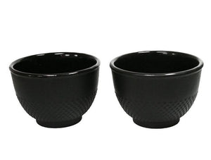 Cookinglife Theekopjes - Gietijzer - Zwart - 2 stuks