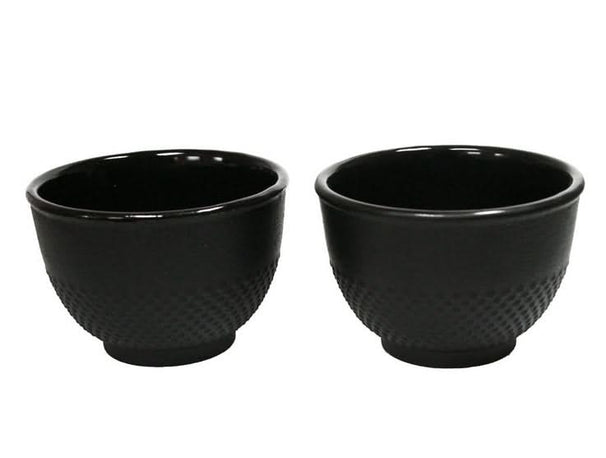Cookinglife Theekopjes - Gietijzer - Zwart - 2 stuks